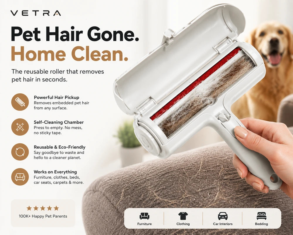 Vetra FurSweep™ Reusable Pet Hair Remover