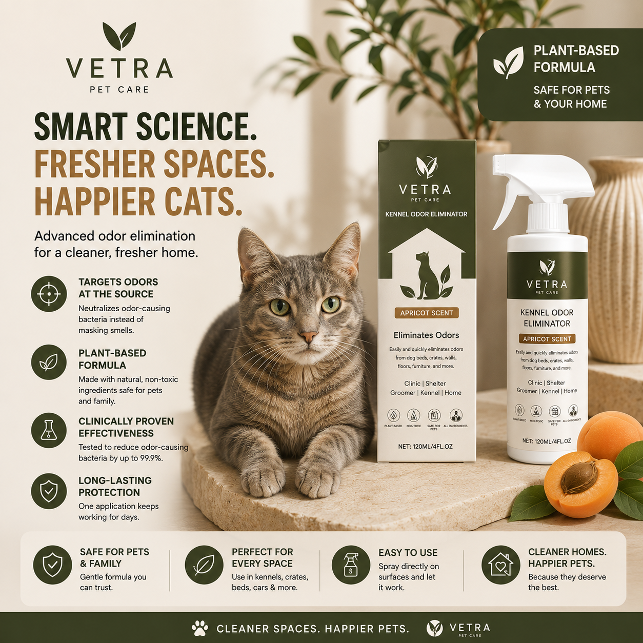 Vetra PureAir™ Kennel & Home Odor Eliminator